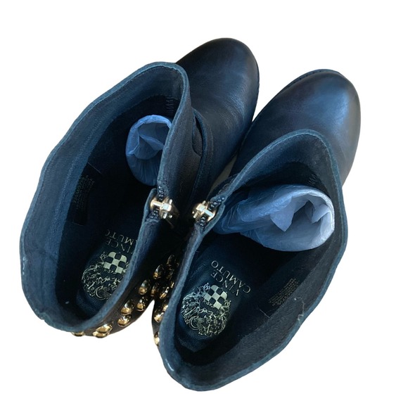 Vince Comuto Revolve boots women's size 7.5 Windetta Motorcycle harness rivets - Picture 8 of 10